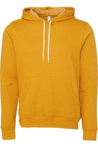 Толстовка с капюшоном из губчатого флиса BELLA + CANVAS, цвет heather mustard