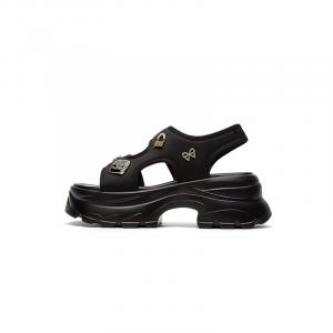 DAPHNE Женские сандалии на одной застежке черные, цвет Black