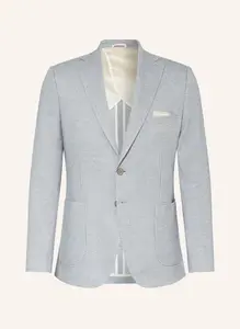 Пиджак приталенного кроя из трикотажа Paul, синий