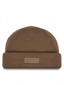 Шапка Calvin Klein LV04D8058G, коричневый