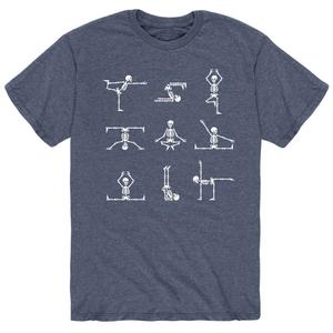 Мужская футболка «Скелет для йоги» Licensed Character