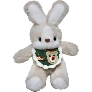 Плюшевая кукла Goodnight Bunny для детей старше 3 лет высотой 30 см ROUERXIONG, Christmas Deer Bib