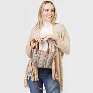 Племенной узор Сумка-тоут / Через плечо FASHNZFAB, бежевый