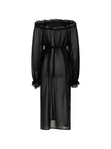 Платье Luna с оборками Paramidonna, черный