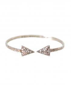 Женский браслет-браслет Arrow Crystal из серебра 925 пробы Nialaya Jewelry, серебряный