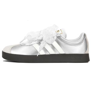 Кроссовки для скейтбординга VL Court 2.0 с противоскользящим покрытием, женские, серебристые Adidas Neo, Silver