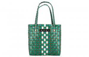 Полипропиленовая детская зеленая сумка через плечо MARNI