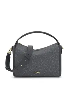 Сумка-трансформер Kaos Mini Lines Medium с принтом Tous, темно-серый