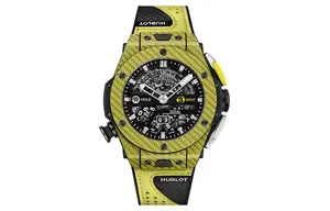 Часы мужские автоматический механический механизм 45 мм скелетонизированный циферблат корпус из углеродного волокна HUBLOT