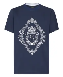 Футболка с короткими рукавами и круглым вырезом Billionaire, синий
