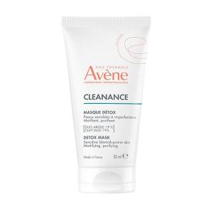 Маска для лица для чувствительной кожи с несовершенствами AVENE Cleanance Masque Détox, 50 мл