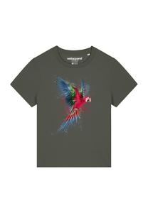 Футболка с принтом PAPAGEI watapparel, хаки