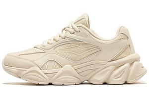 Женские кроссовки Lifestyle с низким голенищем цвета березы, яично-белого, пепельно-серого Erke, цвет Birch wood color, eggshell white, ash gray.