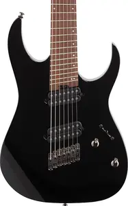 Электрогитара Ibanez RGMS7 Standard с 7 струнами, мульти-скейл, накладка из ятоба, черная