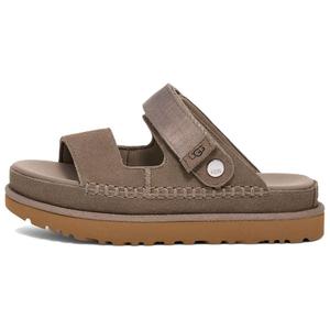 UGG Сандалии женские с одним ремешком, коричневые, серые