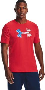 Новая мужская футболка Freedom BFL от Under Armour, Red (600)/White