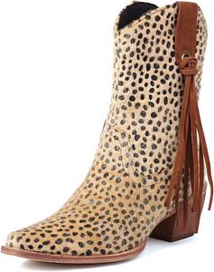 Женские модные ковбойские ботинки Scaoruki, 230 Beige