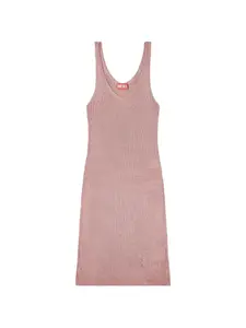 Платье миди без рукавов Diesel, розовый