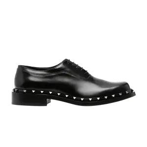 Кроссовки Valentino M-Way Rockstud Derby Black, черный