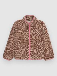 Детская толстовка Roxy Like Electricity Kids Sweatjacke, parchment animal flrl big