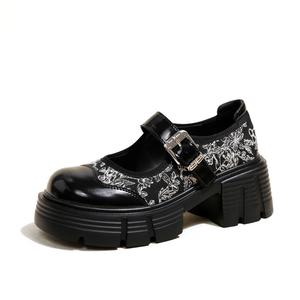 Туфли Мэри Джейн женские Ouumeis, черный