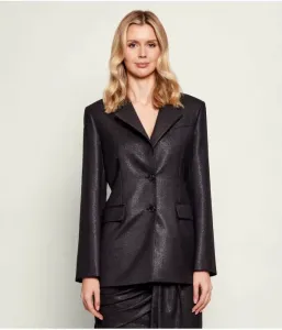 Элегантный шерстяной жакет FAUSTA regular fit Pinko, черный