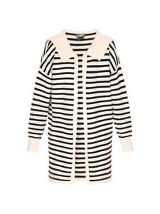 DreiMaster Женский кардиган кремового цвета с черными вставками