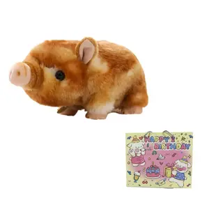 Плюшевая игрушка поросенок плюшевая кукла высота 26cm MIANHUIYI
