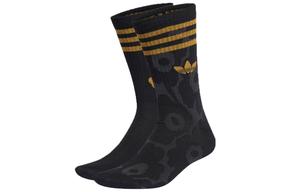 Носки унисекс до середины икры Adidas Originals, цвет 2 Pack (Black)