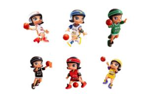 Кукла Molly NBA BJD коллекционная фигурка 14 см POP MART