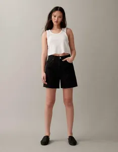 Черные джинсовые шорты ASOS DESIGN