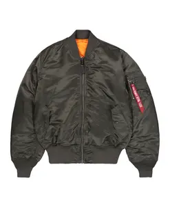 Двусторонняя куртка-бомбер в стиле MA-1 Alpha Industries, серый