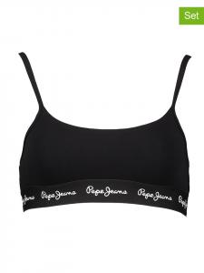 Бюстье Pepe Jeans, белый/черный