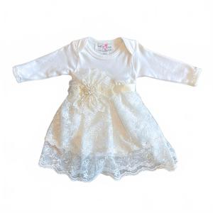 Платье Белинда для девочки, белое Katie Rose, белый