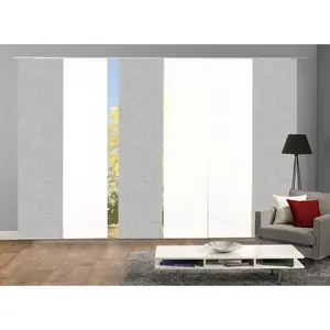 Раздвижная штора PIVE набор из 6 штук Панельная каретка 6 шт. Комплект раздвижных штор с цифровой печатью, набор из 6 штук PIVE Home Wohnideen, серебристый