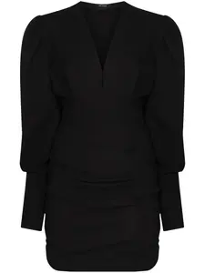 Платье мини Stella со сборками ISABEL MARANT, черный