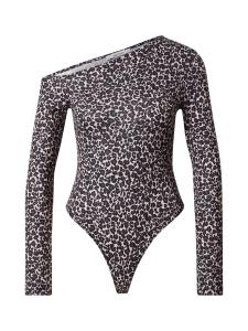 ABOUT YOU Боди-рубашка 'Clarissa' в цвете Chocolate