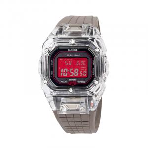 CASIO Ремешок Retrofit Series Solar Movement Rubber Strap Watch Unisex красный циферблат