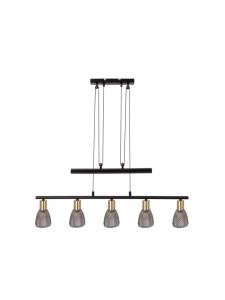 Näve Подвесной светильник "LINDITA" черного цвета - (Д)82 см x (Ш)8,5 см x (В)160 см