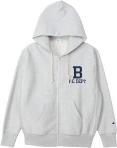 Мужская толстовка Champion C3-C113 с длинным рукавом, плотность ткани 11,5 унций, флисовая подкладка, графический принт, обратная текстура ткани, серебристо-серый