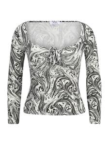 Рубашка Dorothy Perkins Petite, черный/белый