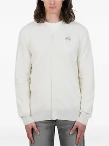 Кардиган с нашивкой Comme Des Garçons Homme, белый