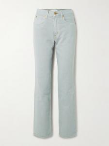 Прямые джинсы Sophie со средней посадкой Slvrlake, светло-серый