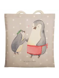 Шоппер Mr. & Mrs. Panda, серый пастельный