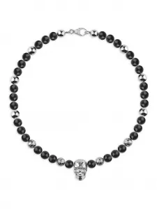 Колье из нержавеющей стали Philipp Plein, серебристый