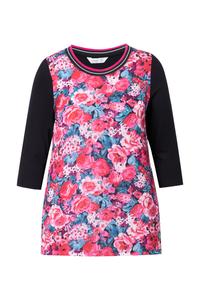 Блузка MIAMODA, разноцветный