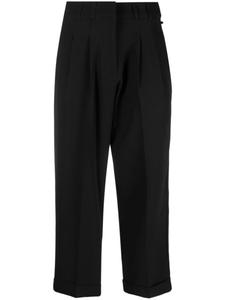 DKNY зауженные брюки с завышенной талией, черный