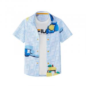 Рубашка TIM LAHAN с принтом по всей поверхности FILA KIDS, All Over Print Za