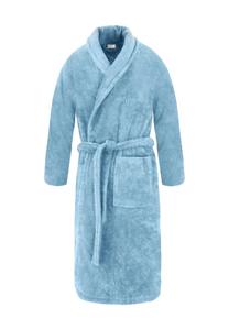 Халат унисекс, хлопок, флис 450 г/м² Normani, голубой