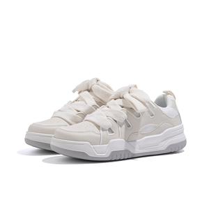 Кроссовки HUANQIU Skateboarding Shoes Men Low-top Beige, бежевый